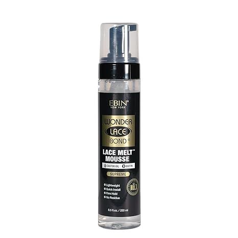 Ebin Wonder Lace Bond Mousse – Extreme Houvast voor Pruikinstallatie (250ml)