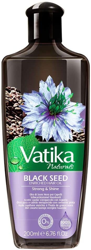 Dabur Vatika Haarolie – Verrijkt met Zwarte Komijn voor Compleet Haarzorg (200ml)