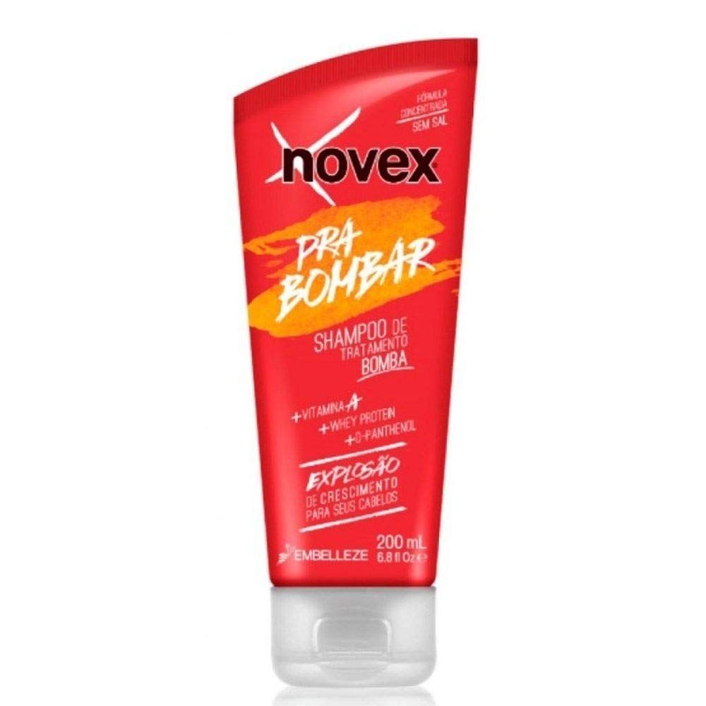 Novex Pra Bombar Shampoo – Herstellende Shampoo voor Droog Haar (200 ml)