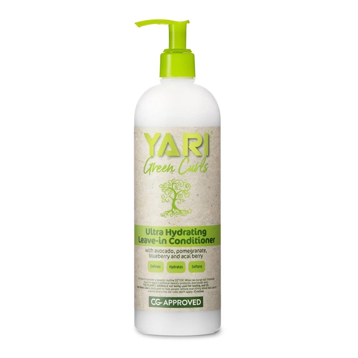 Yari Leave-In Conditioner – Ultra Hydraterend voor Krullend Haar (500ml)