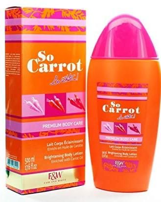 Fair & White So Carrot Bodylotion – Verhelderende Lotion voor Stralende Huid (500ml)