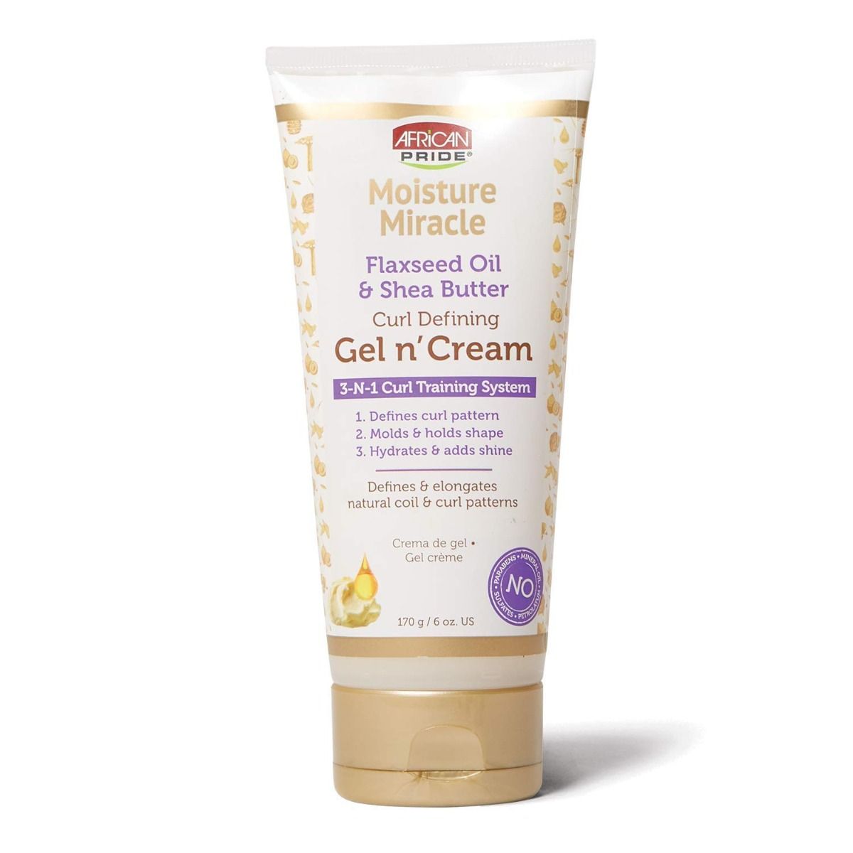 African Pride Gel n'Cream – Curl Definer voor Krullend Haar (170g)