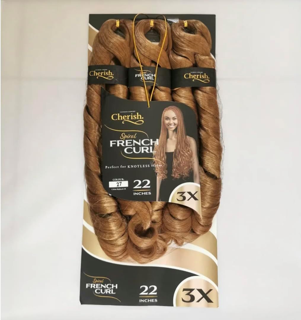 Cherish Spiral French Curl – Perfecte Krullen voor Alle Haartypes (27")