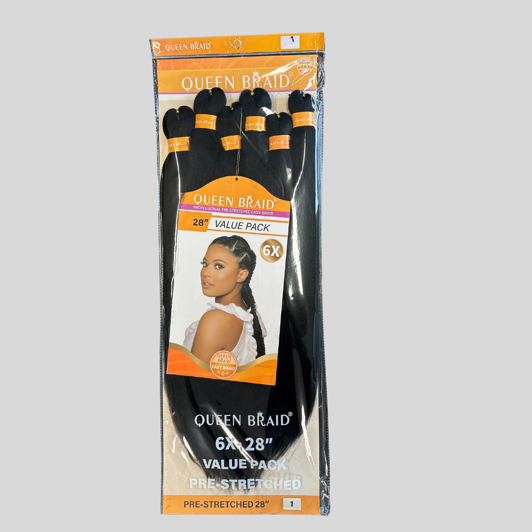 Queen Braids Pre Stretched – Gemakkelijke Vlechten 28 Inch (6x)