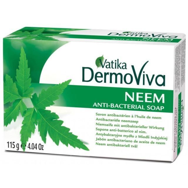 Dabur Dermoviva Neem Zeep – Antibacteriële Zeep voor Alle Huidtypes (115g)