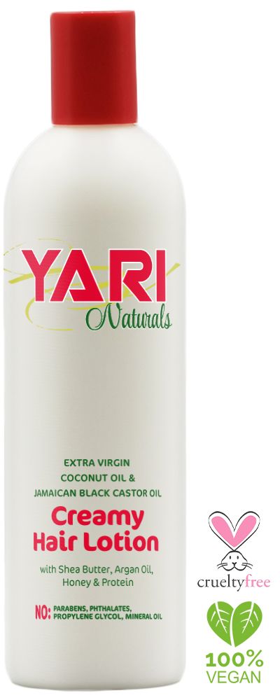 Yari Naturals Haarlotion – Voedende Crème voor Droog Haar (400ml)