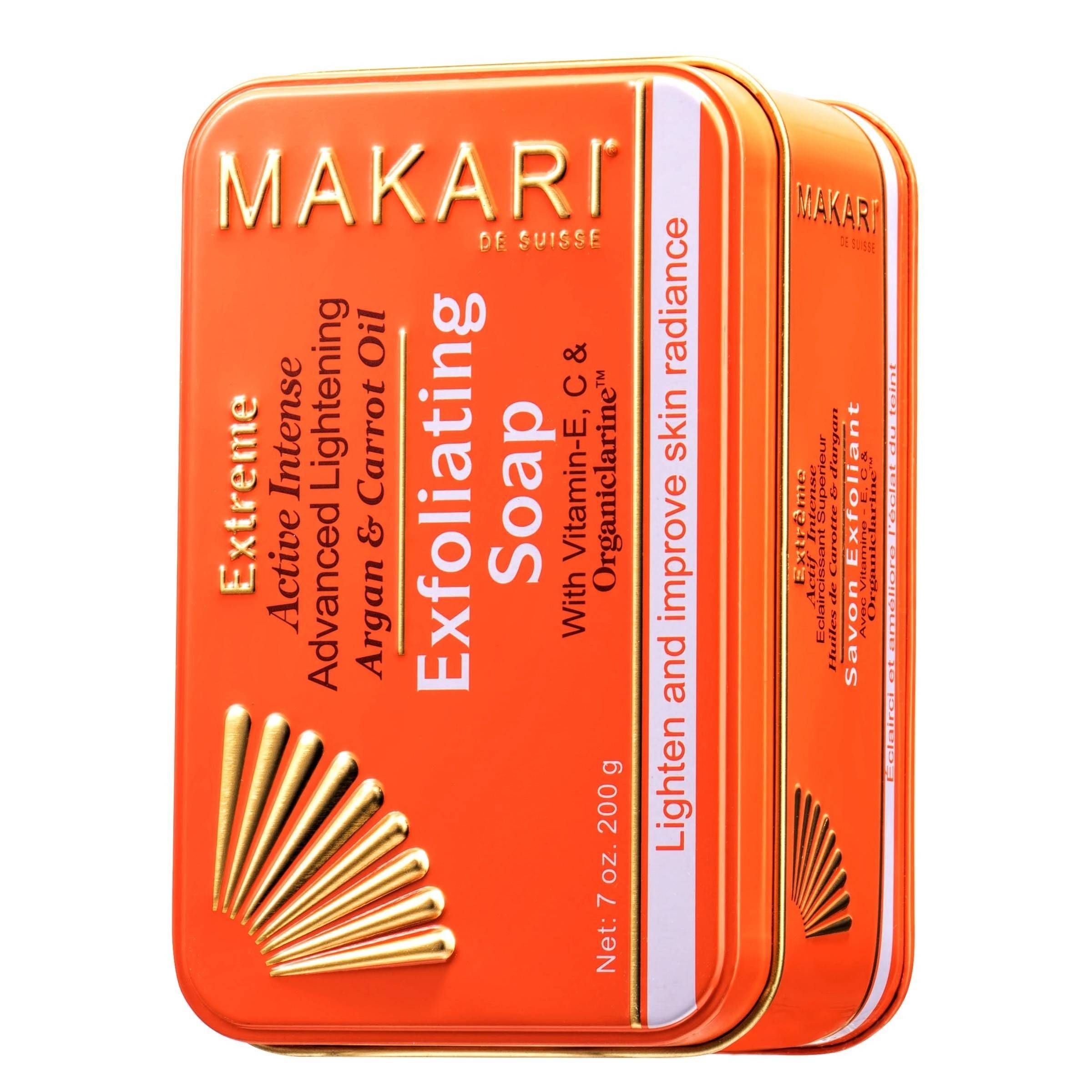 Makari Exfoliërende Zeep – Verhelderend voor Alle Huidtypes (200g)