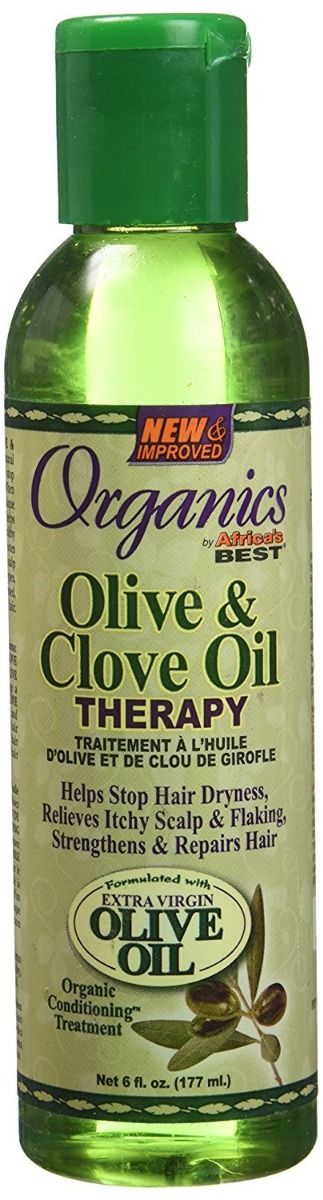 Africa's Best Organics Olive & Clove Oil Therapie – Versterkende Behandeling voor Haar en Scalp (177ml)