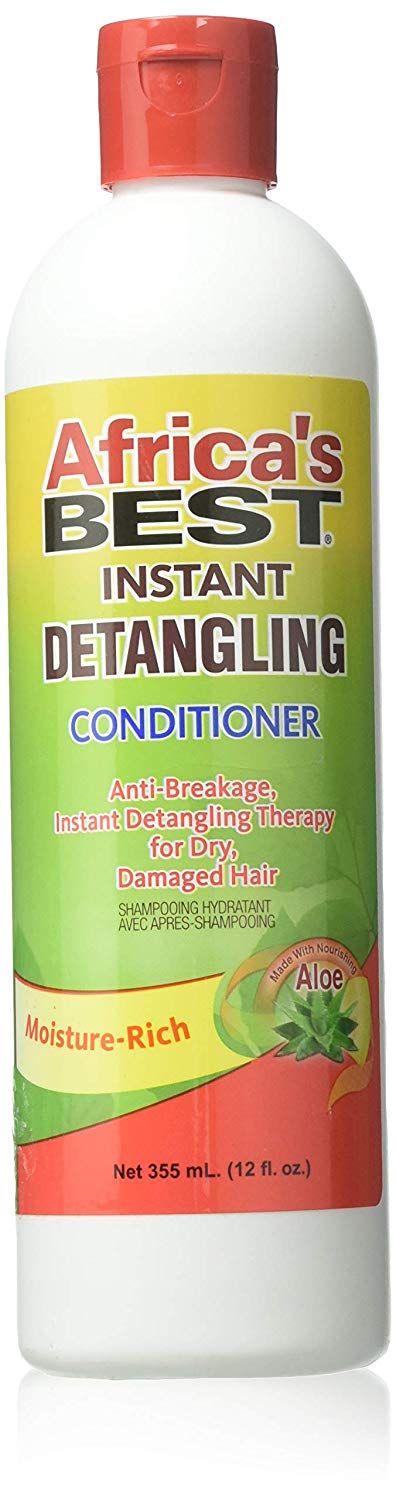 Africa's Best Instant Detangling Conditioner – Hydraterende Crème voor Alle Haartypes (355ml)