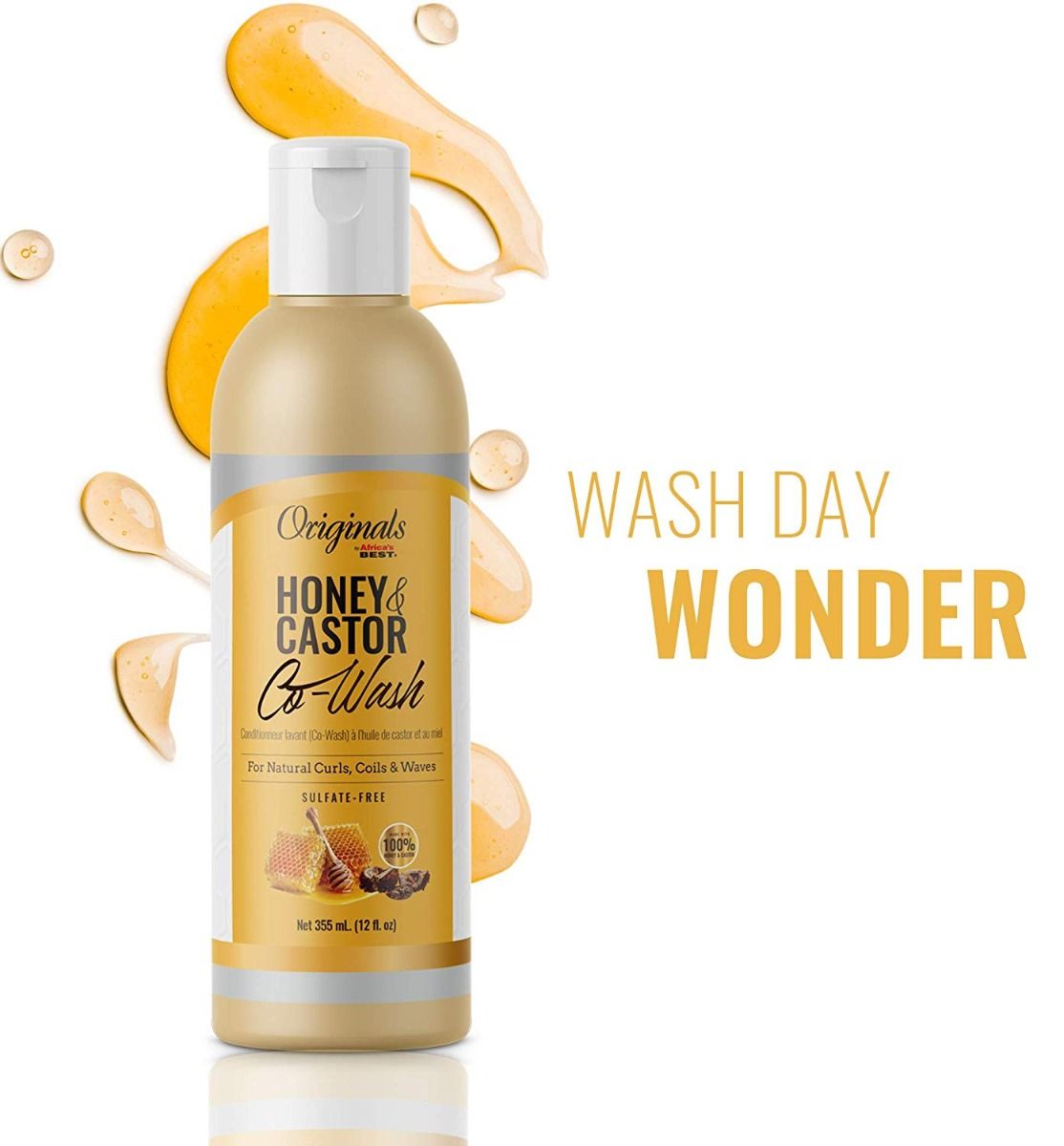 Africa's Best Co Wash – Intensievere Reiniging voor Natuurlijk Haar (355ml)
