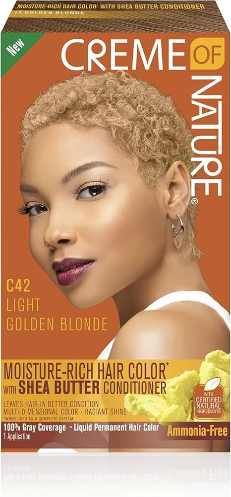 Creme Of Nature Haarkleur Kit – Vochtige Kleuring voor Alle Haartypen (C42)