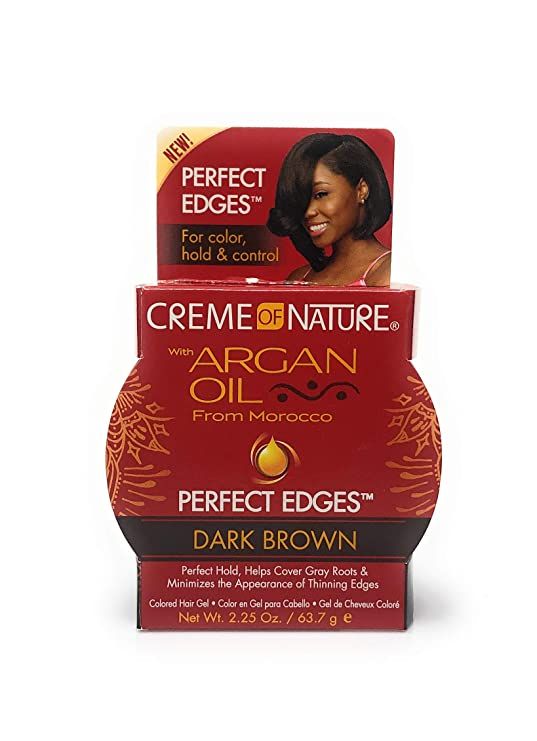 Creme of Nature Perfect Edges – Controle en Hold voor Donkerbruin Haar (63g)