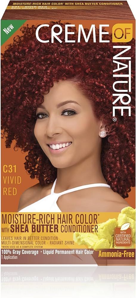 Creme Of Nature Haarkleur Kit – Vochtige Kleur voor Alle Haartypes (1 Applicatie)