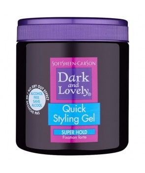 Dark & Lovely Styling Gel – Super Hold voor Alle Haartypen (454g)