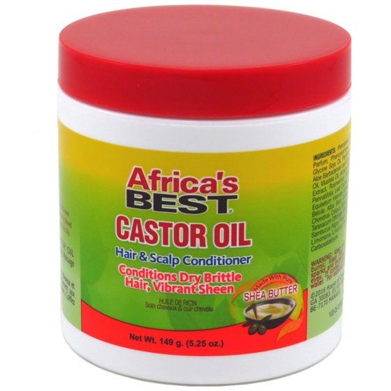 Africa's Best Castor Oil Conditioner – Hydratatie voor Droge Hoofdhuid (149g)