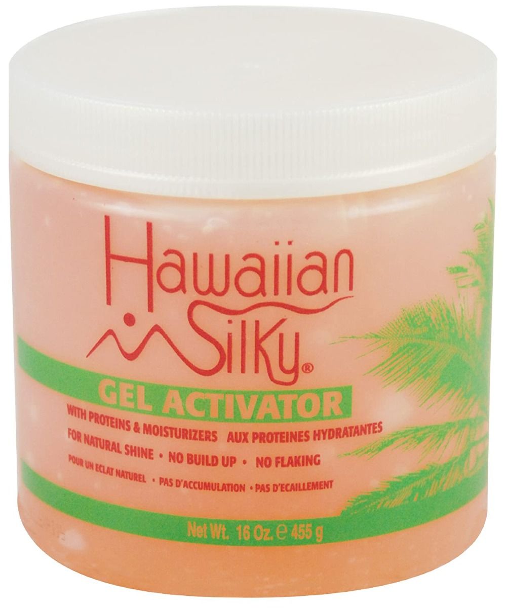 Hawaiian Silky Gel Activator – Vochtinbrengende Gel voor Krullend Haar (455g)