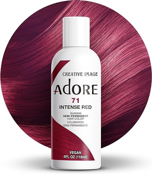 Adore Semi-Permanente Haarkleur – Intense Rood met Glans (118ml)
