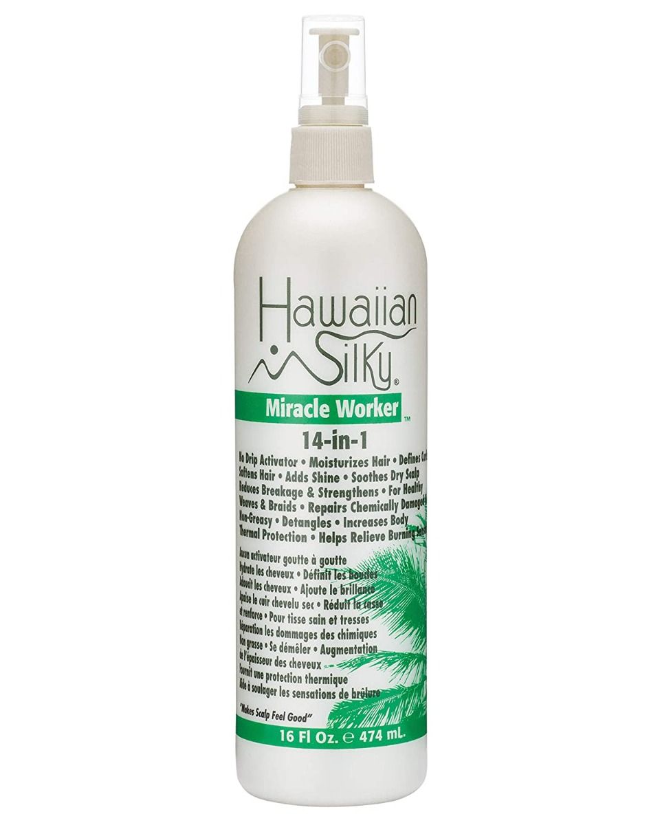 Hawaiian Silky 14 in 1 Miracle Worker – Hydraterende Spray voor Alle Haartypes (474ml)