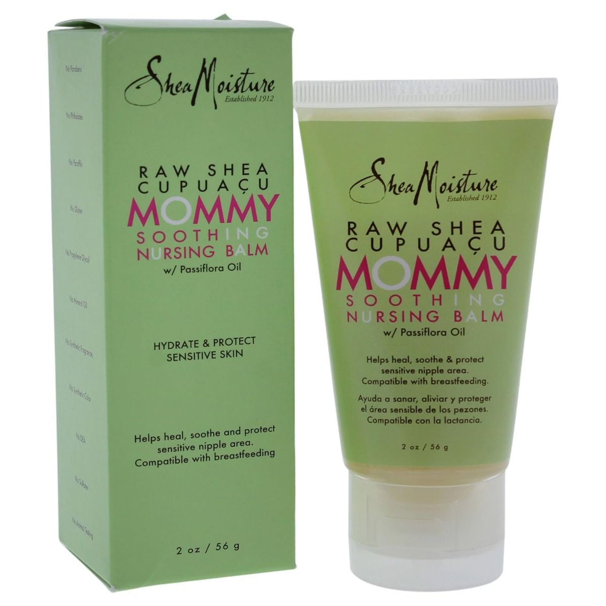 Shea Moisture Mommy Soothing Nursing Balm – Verzachtende Zorg voor Sensitieve Huid (56g)