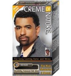 Creme of Nature Haarverf voor Mannen – Rijk Zwart (118g)