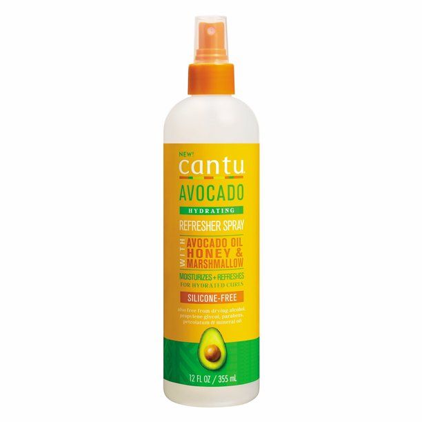 Cantu Avocado Hydrating Refresher Spray – Vochtinbrengende Spray voor Krullend Haar (355ml)