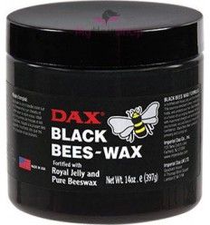 Dax Black Bees-Wax – Glanzende Wax voor Dreadlocks en Krullen (396g)