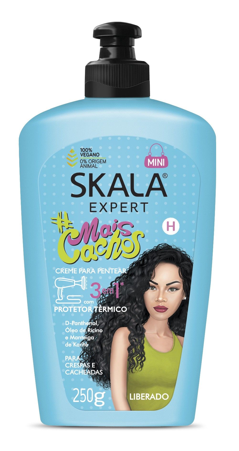 Skala Mais Cachos Leave-In Conditioner – Hydratatie voor Krullend Haar (250ml)