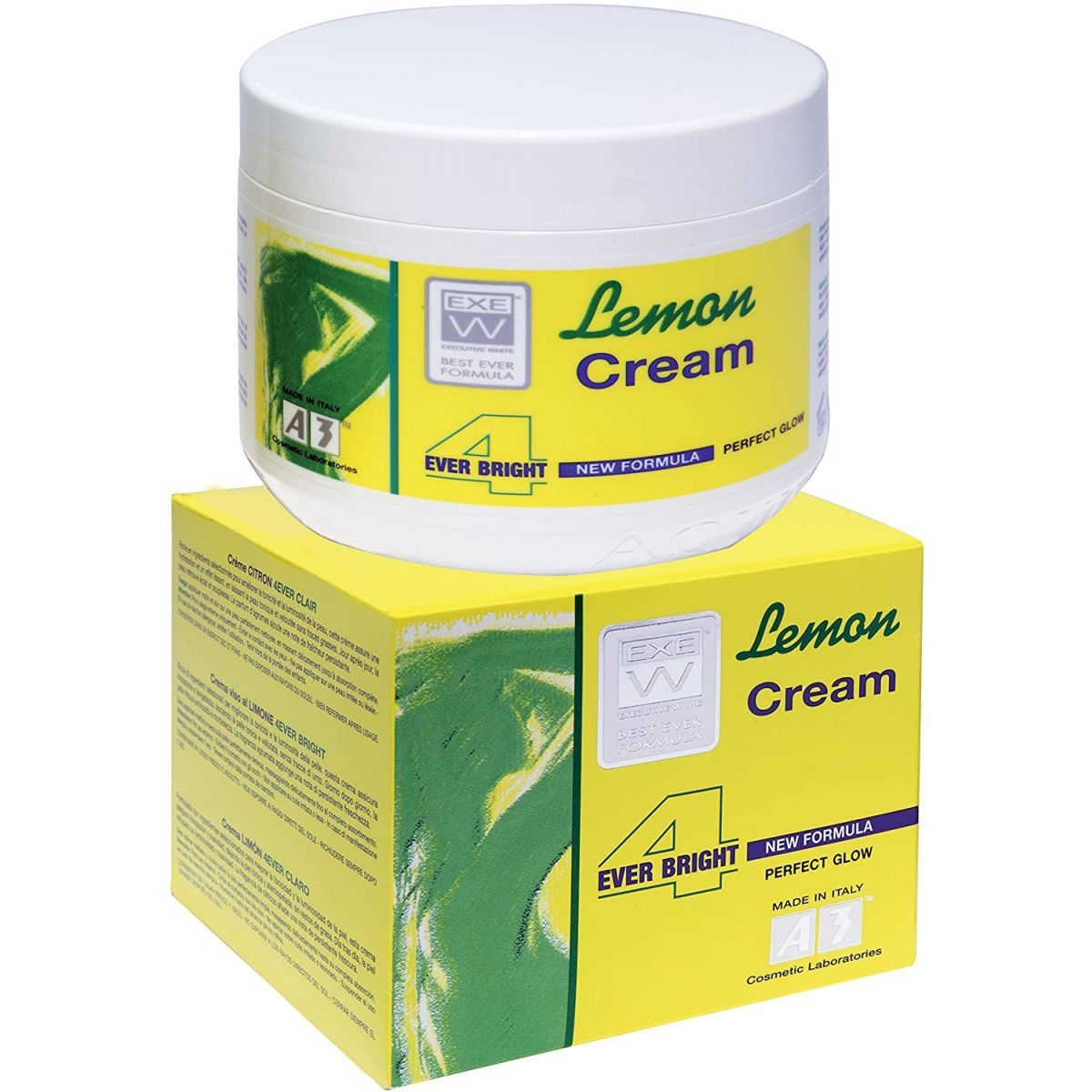 A3 Lemon Cream – Verhelderende Crème voor Alle Huidtypes (400ml)