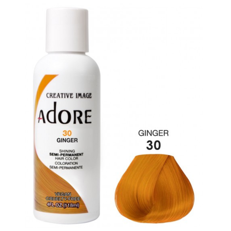 Adore Semi Permanente Haarkleur – Gember voor Alle Haartypen (118ml)