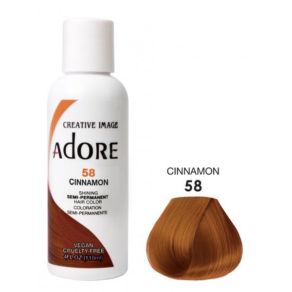 Adore Semi-Permanente Haarkleur – Natuurlijke Glans voor Alle Haartypes (118 ml)