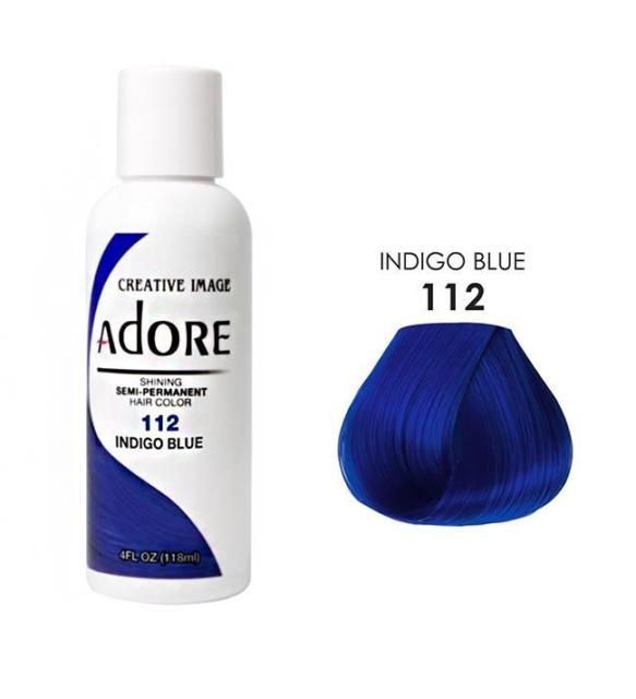 Adore Semi-Permanente Haarkleur – Intens Indigo Blauw voor Alle Haartypes (118ml)