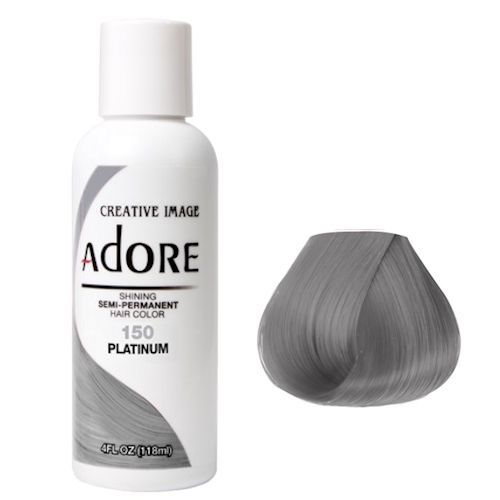 Adore Semi-Permanent Haarkleur – Titanium Kleur voor Alle Haartypes (118ml)