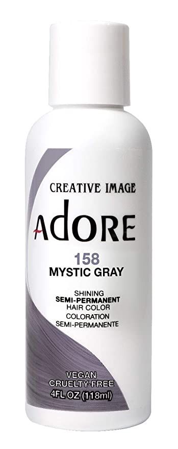 Adore Semi Permanente Haarkleur – Mystiek Grijs voor Alle Haartypes (118ml)