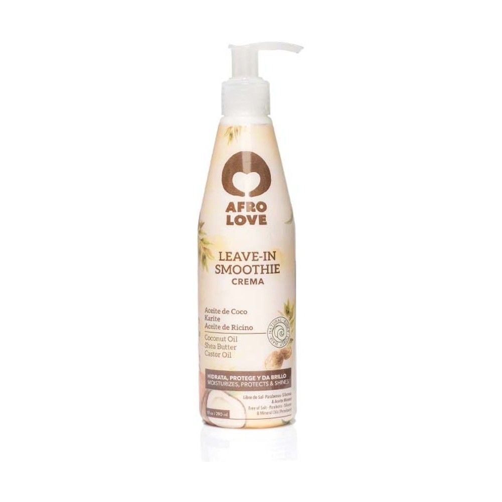 Afro Love Leave-In Smoothie – Voedende Crème voor Krullend Haar (290ml)