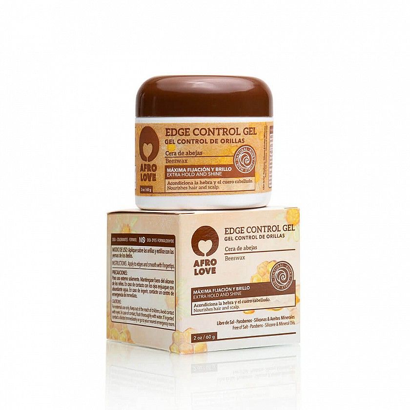 Afro Love Edge Control Gel – Maximale Fixatie voor Alle Haartypes (60g)
