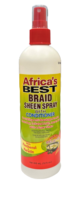 Africa's Best Braid Sheen Spray – Voedt en Verzorgt Vlechten (355ml)