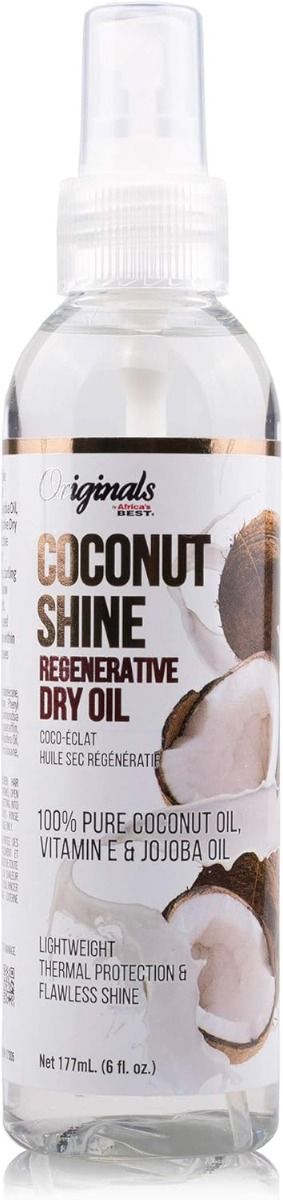 Africa's Best Coconut Shine Oil – Voedende Olie voor Glanzend Haar (177ml)