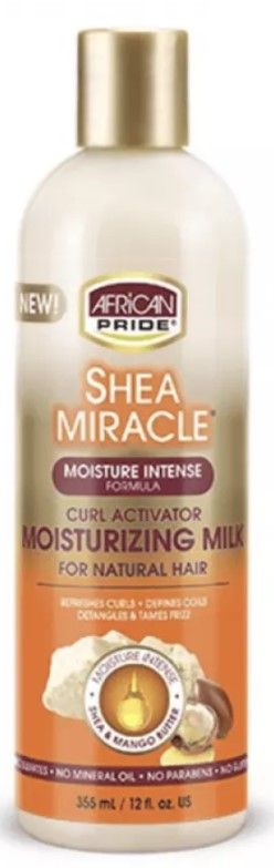 African Pride Moisturizing Milk – Hydraterende Lotion voor Natuurlijk Haar (355ml)