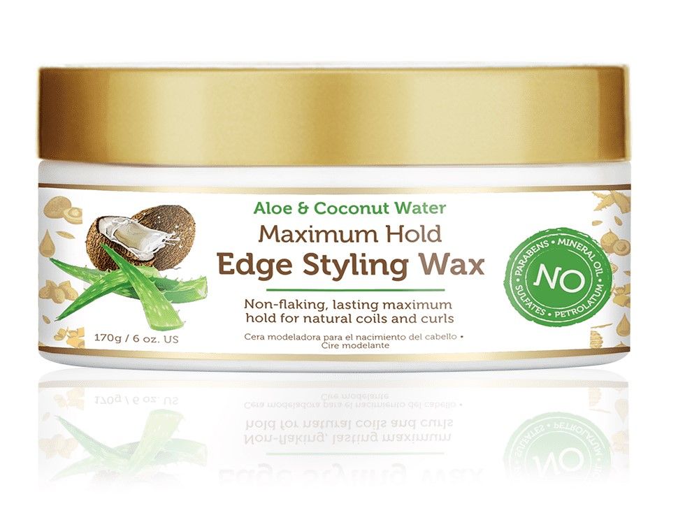 African Pride Edge Styling Wax – Maximum Hold voor Krullend Haar (170g)