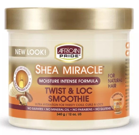 African Pride Twist & Loc Smoothie – Definiërende Crème voor Natuurlijk Haar (340g)