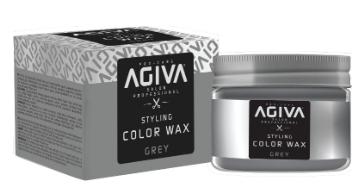 Agiva Haar Styling Wax – Grijze Kleur voor Alle Haartypes (120ml)