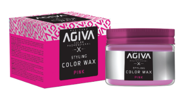 Agiva Haar Styling Color Wax – Roze Kleur voor Alle Haartypes (120ml)