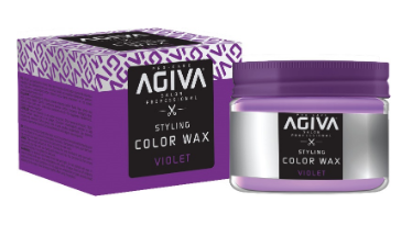 Agiva Haar Styling Color Wax – Paars voor Alle Haartypen (120ml)