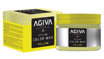Agiva Haar Styling Wax – Gele Kleur voor Creatieve Looks (120ml)