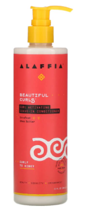 Alaffia Leave-In Conditioner – Vochtinbrengende Crème voor Krullend Haar (354ml)