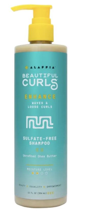 Alaffia Beautiful Curls Shampoo – Hydraterende Zorg voor Krullend Haar (355ml)