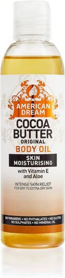 American Dream Body Oil – Hydraterende Cocoa Butter voor Droge Huid (200ml)