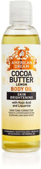 American Dream Body Oil – Verhelderende Cocoa Butter met Citroen (200ml)