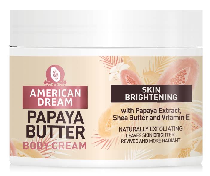 American Dream Papaya Butter Crème – Vochtinbrengend voor Droge Huid (500ml)