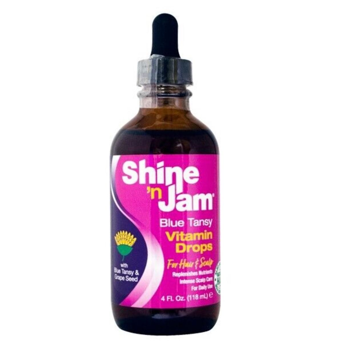Ampro Shine 'n Jam – Voedende Vitamine Druppels voor Alle Haartypes (118ml)